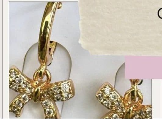Aretes de moño Oh Crafty